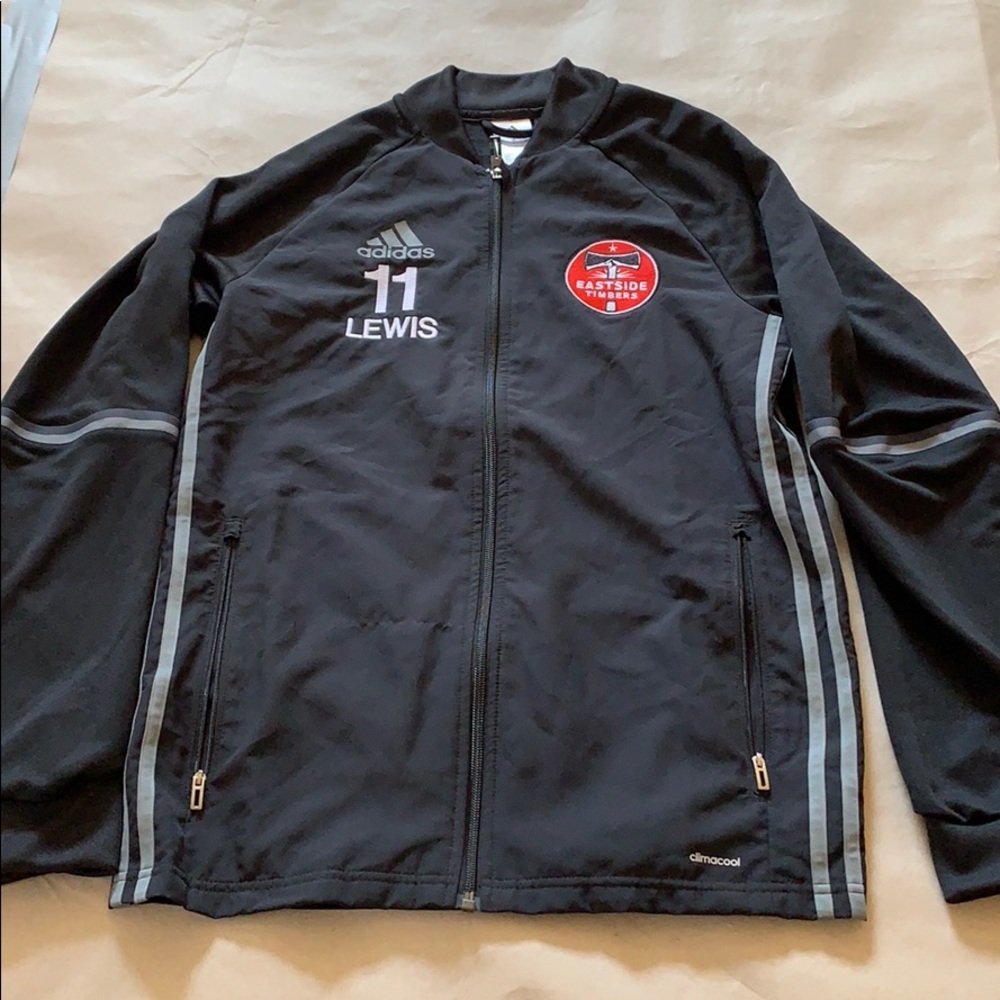 Men’s adidas soccer jacket size small black
